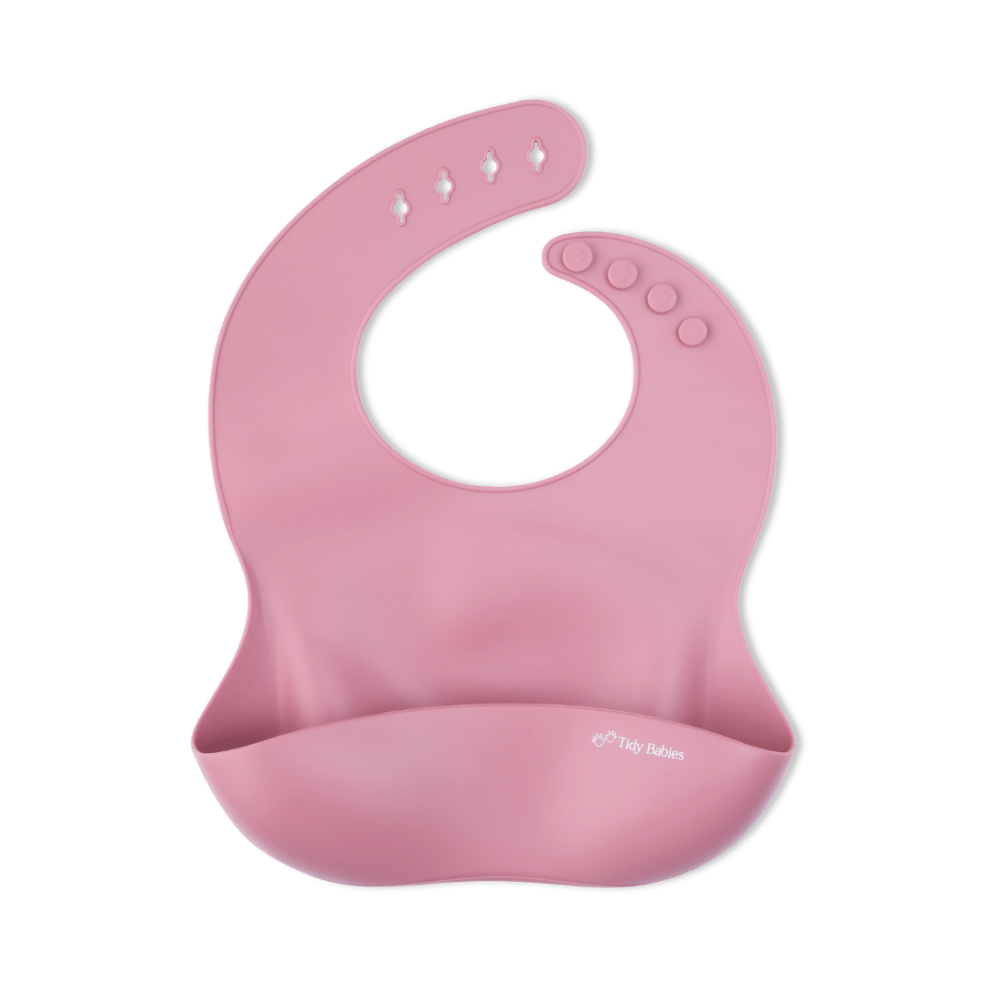 Silicone Baby Mealtime Feeding Bib In Perfect Pastel Colour Options - Silicone Bibs