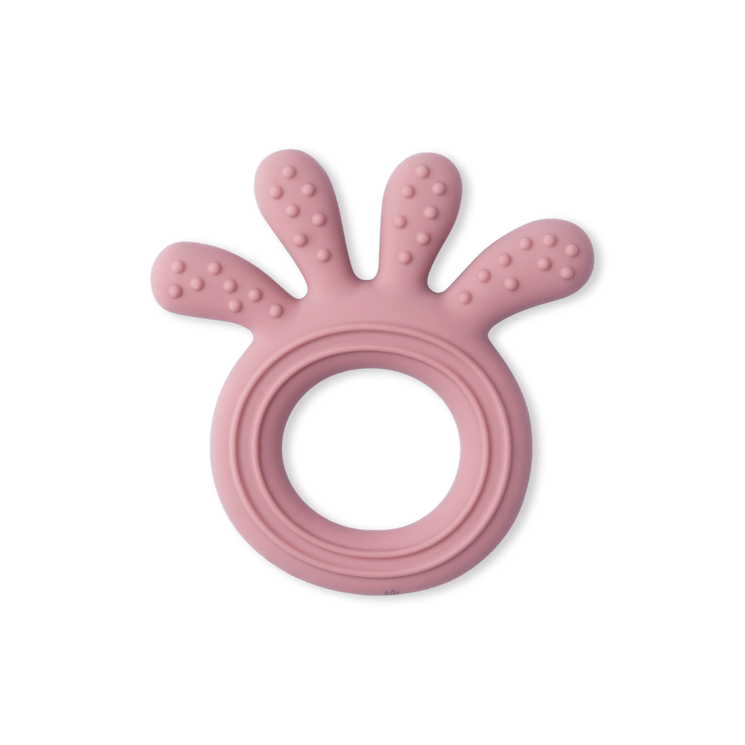 Silicone Baby Teether Octopus Shape - Soothing Ring Teething Chew Toy - Silicone Teether