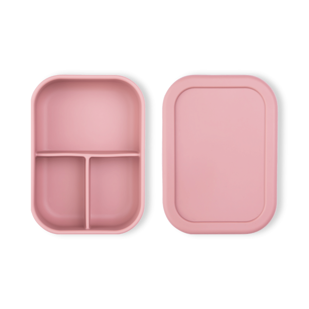 Silicone Bento Lunch Box - Divided Food Container With Lid - Lunch Box