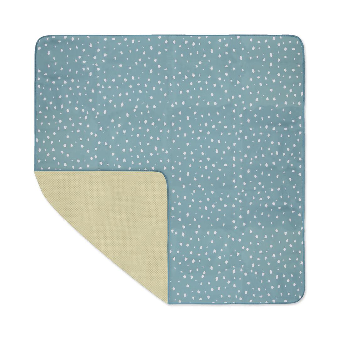 Splat Mat Messy Floor Mealtime Cover Perfect For Keeping Floors Clean - Speckled Sage - Floor Mat