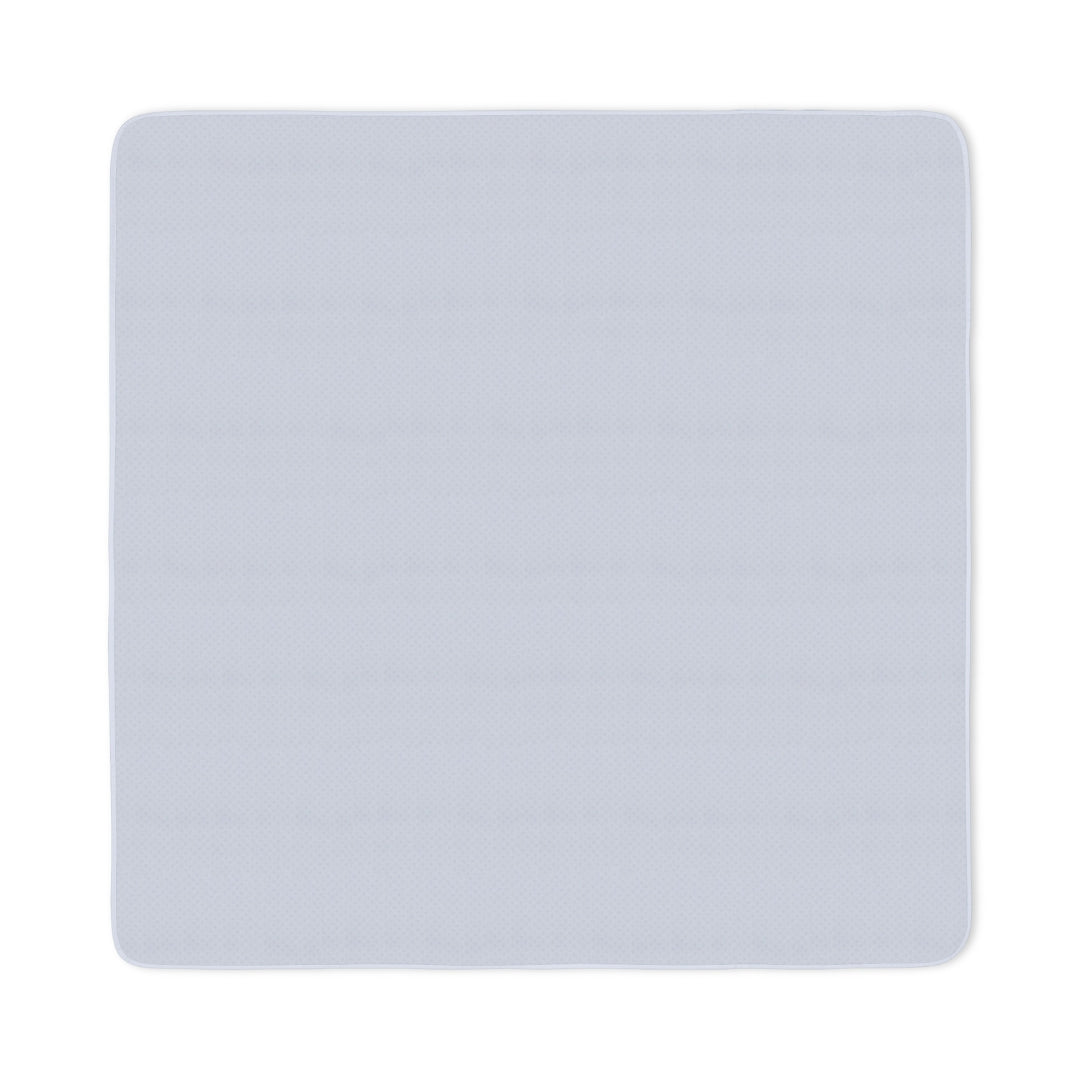 Square Solid White Colour Pattern Splat Mat Messy Floor Cover Water Resistant for Kids Play