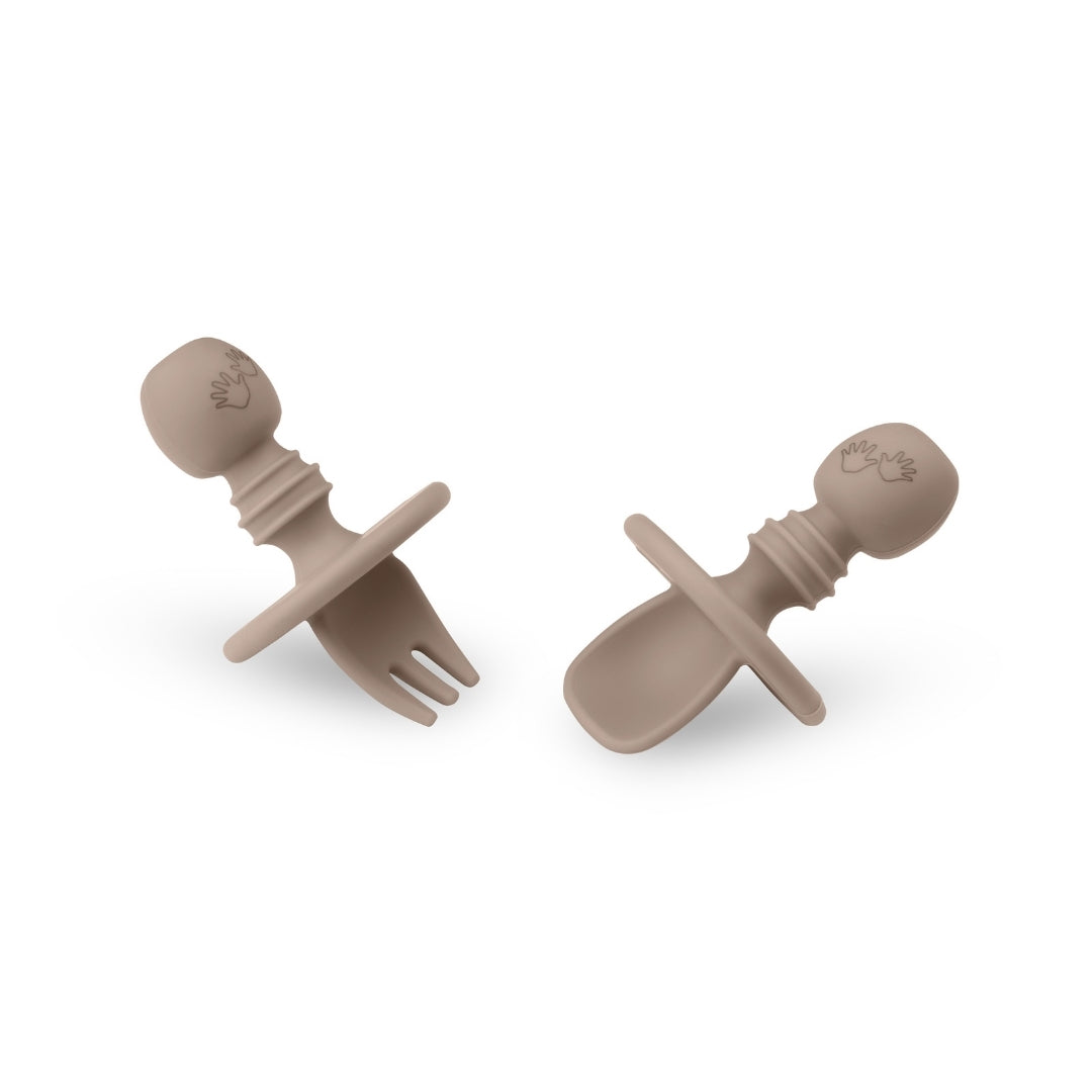 Baby Led Weaning Silicone Spoon & Fork Cutlery Set