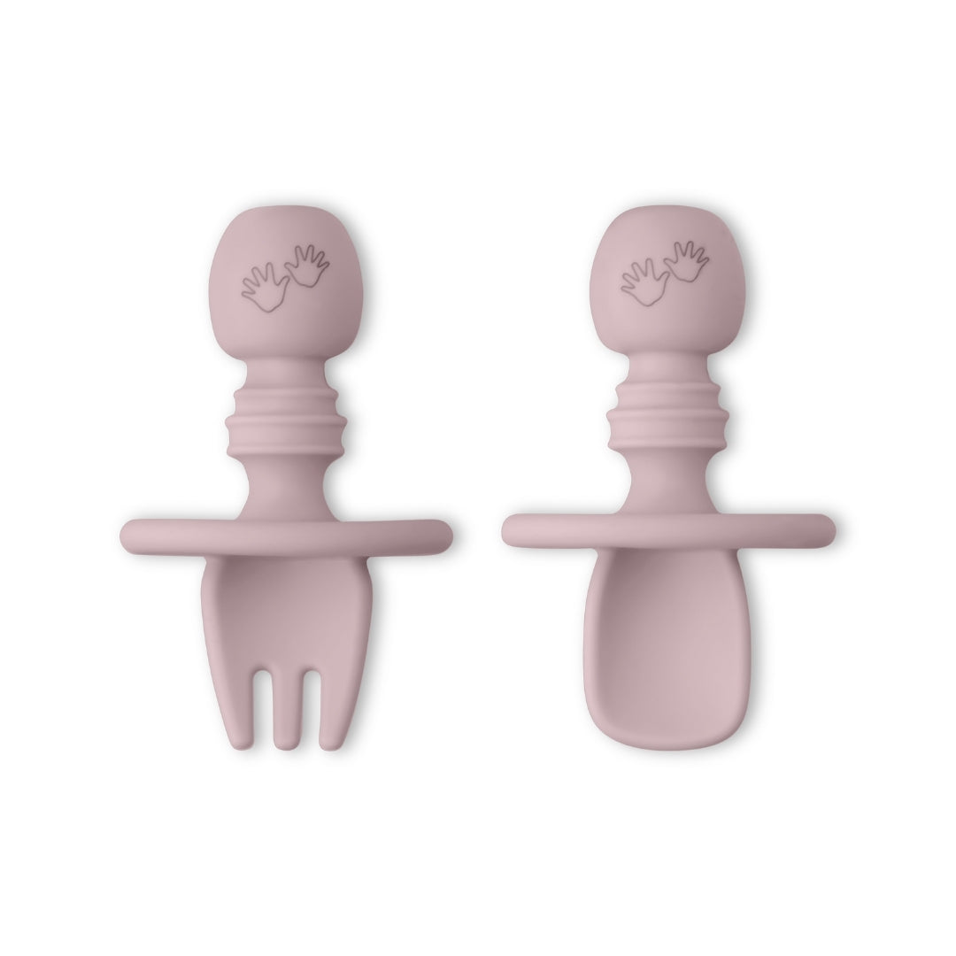 Baby Led Weaning Silicone Spoon & Fork Cutlery Set