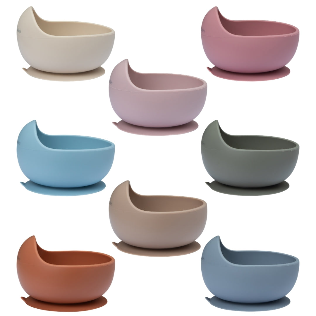 Silicone Suction Base Lip Bowl & Spoon Set