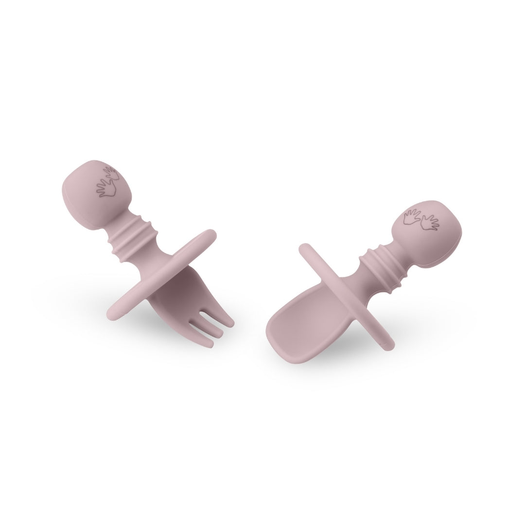 Baby Led Weaning Silicone Spoon & Fork Cutlery Set