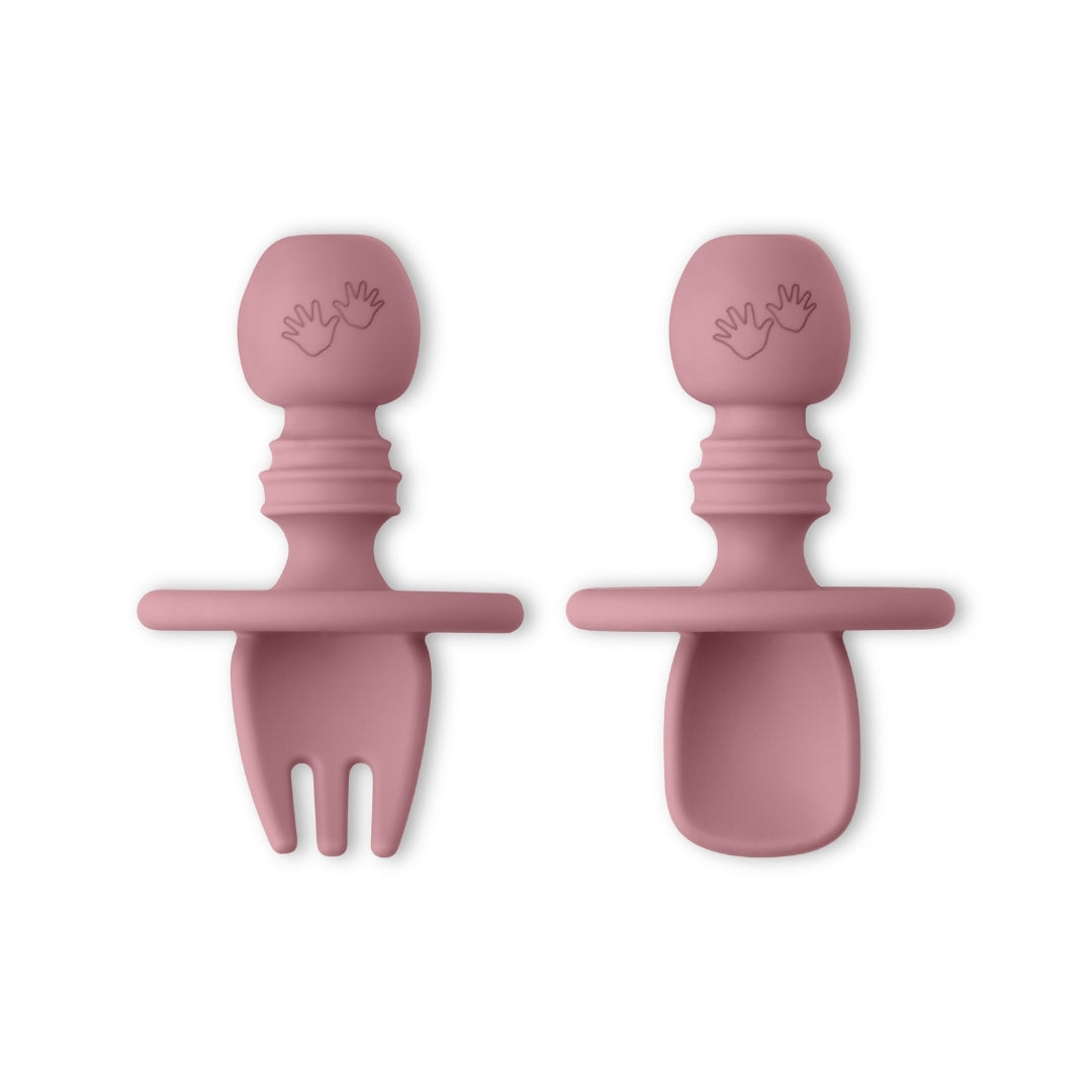 Baby Led Weaning Silicone Spoon & Fork Cutlery Set