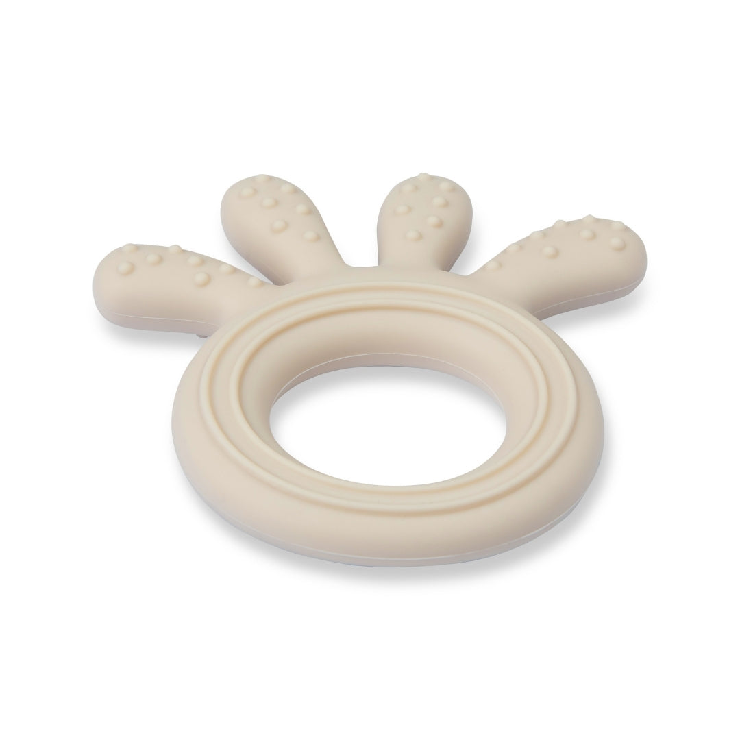 Silicone Baby Teether Octopus Shape - Ivory Beige - Silicone Teether Silicone Baby Teether – Soft Octopus Shape Bpa-free Teething Toy