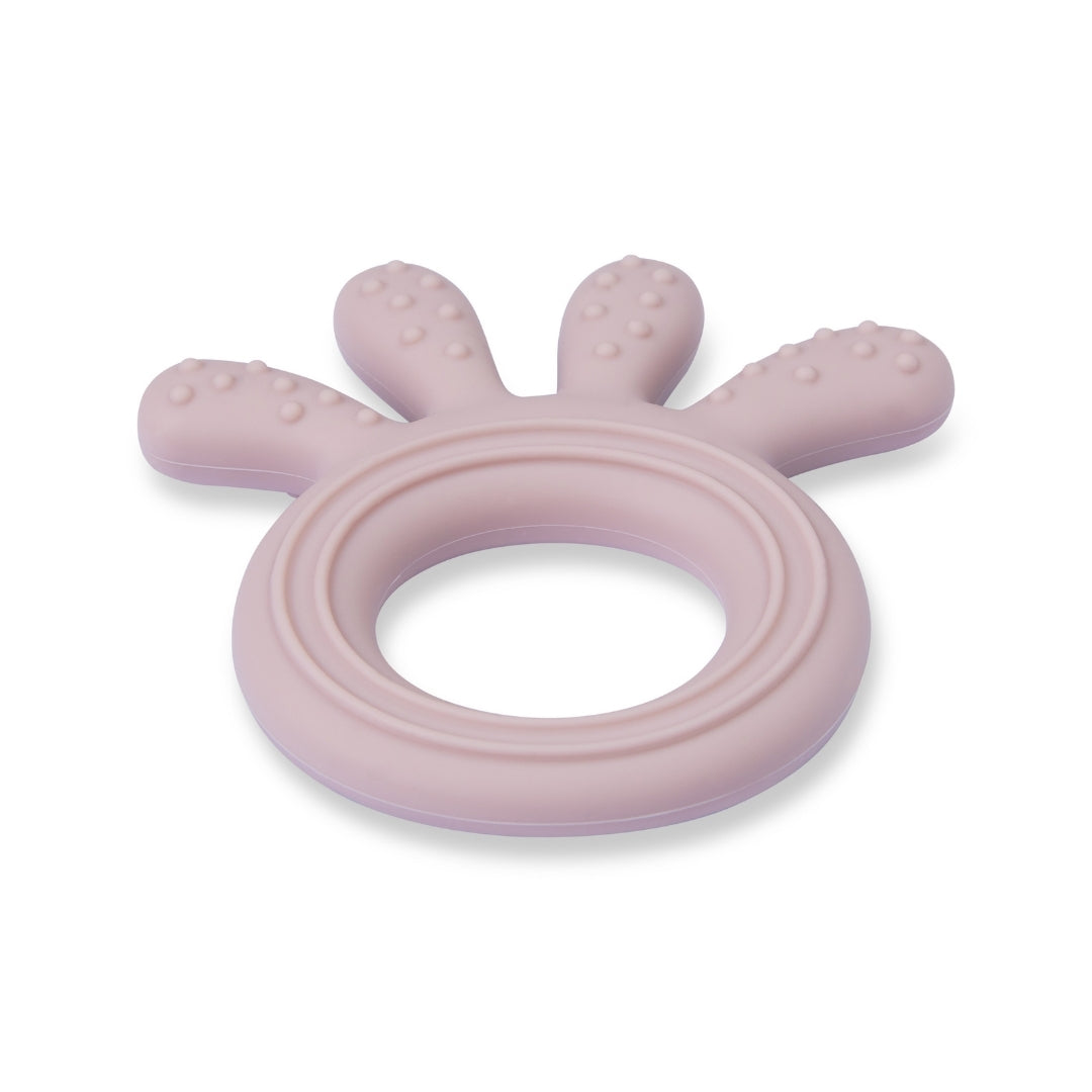 Silicone Baby Teether Octopus Shape - Musk Pink - Silicone Teether Silicone Baby Teether – Soft Octopus Shape Bpa-free Teething Toy
