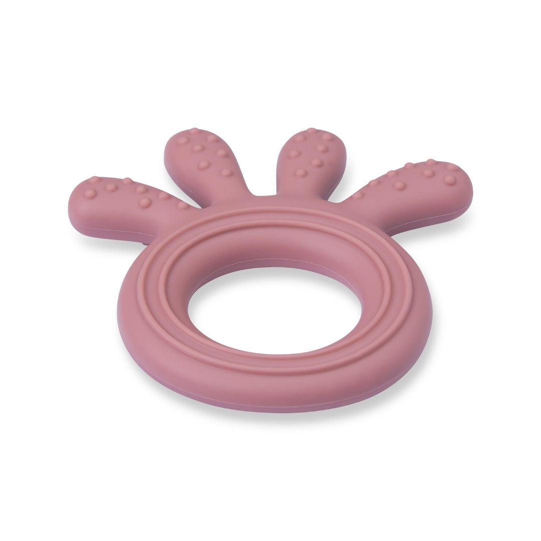 Silicone Baby Teether Octopus Shape - Rose Pink - Silicone Teether Silicone Baby Teether – Soft Octopus Shape Bpa-free Teething Toy