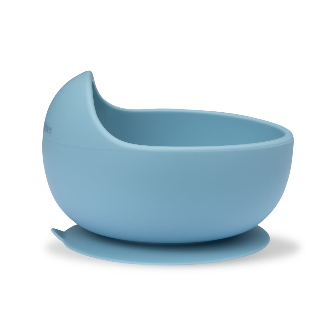 Silicone Suction Base Lip Bowl & Spoon Set - Silicone Bowls Silicone Suction Mealtime Lip Bowl & Spoon – Bpa-free Baby Feeding Set