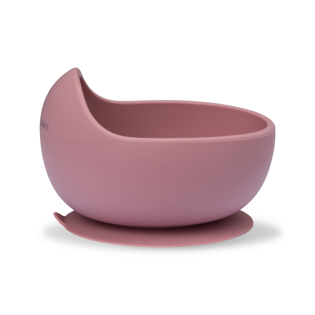 Silicone Suction Base Lip Bowl & Spoon Set - Silicone Bowls Silicone Suction Mealtime Lip Bowl & Spoon – Bpa-free Baby Feeding Set